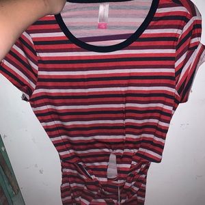 mini dress with knot